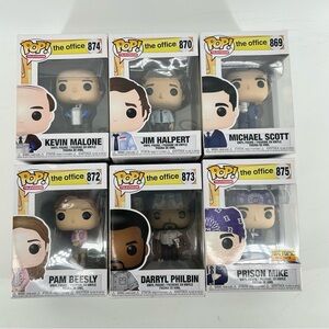 Lot of 6 The Office Funko Pops #869, #870, #872, #873, #874 & #875 NIB